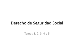 Derecho de Seguridad Social - Prof. Pablo Emilio Hurtado