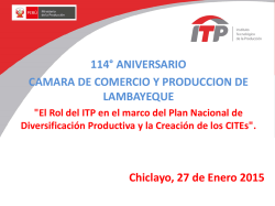 Presentaci&oacute;n de PowerPoint - C&aacute;mara de Comercio y Producci&oacute;n