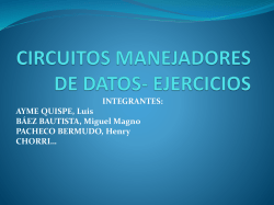 CIRCUITOS MANEJADORES DE DATOS