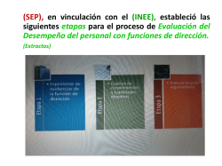 Una evidencia del cte - Direcci&oacute;n de Educaci&oacute;n Elemental
