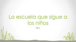 La escuela que sigue a los ninos PPP