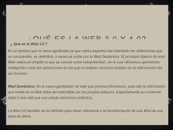 &iquest;Qu&eacute; es la web 3.0 y 4.0?