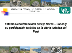 Estudio Georeferenciado del Eje Nazca &ndash; Cusco y su