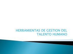 herramientas de gesti&oacute;n del talento humano