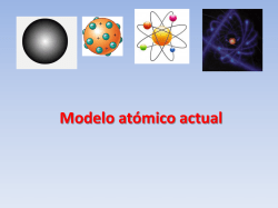 Modelo at&oacute;mico actualizado