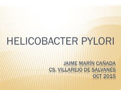 Infecciones por Helicobacter pylori