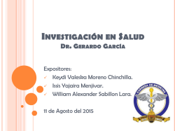 Investigaci&oacute;n en Salud