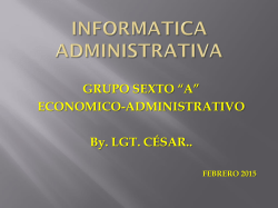 INFORMATICA ADMINISTRATIVA