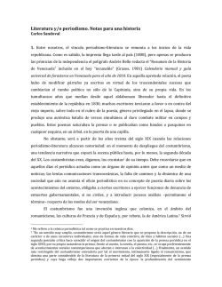 Literatura y periodismo