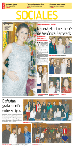 Nacer&aacute; el primer beb&eacute; de Ver&oacute;nica Zerrweck