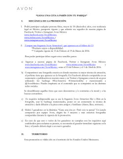 &ldquo;GANA UNA CITA A PAR&Iacute;S CON TU PAREJA&rdquo; I. MEC&Aacute;NICA