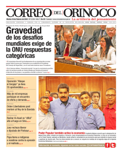 s - Correo del Orinoco