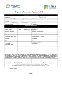 descargar aqu&iacute; - Instituto Registral y Catastral del Estado de Puebla