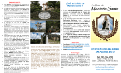 Monta&ntilde;a Santa - Nuestra Madre.org