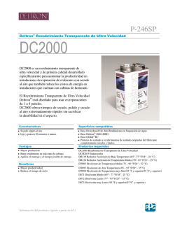 hoja t&eacute;cnica dc2000