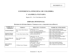 descarga el listado de las parroquias