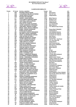 CARRERA ABSOLUTA 9.450 Metros