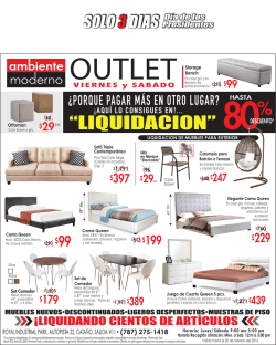 liquidacion - Ambiente Moderno