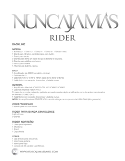 backline rider para banda sinaolense rider norte&ntilde;o