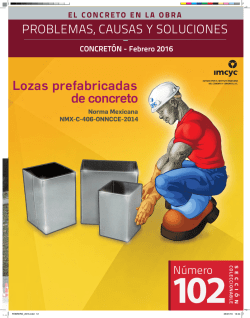 de concreto d - Instituto Mexicano del Cemento y del Concreto