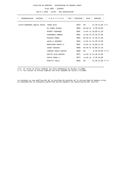 FACULTAD DE DERECHO - UNIVERSIDAD DE BUENOS AIRES