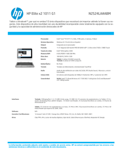 HP Elite x2 1011 G1 N2S24LA#ABM