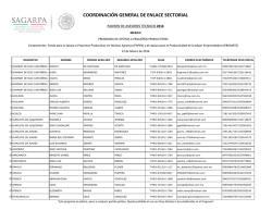coordinaci&oacute;n general de enlace sectorial
