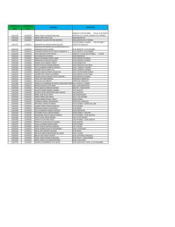N&Uacute;MERO DE BAJA N&Uacute;MERO DE ALTA NOMBRE DIRECCI&Oacute;N