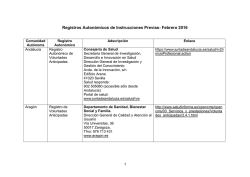 Registros Auton&oacute;micos de Instrucciones Previas