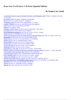 &Eacute;rase Una Vez El Zorro Y El Erizo (Spanish Edition) By Stephen Jay