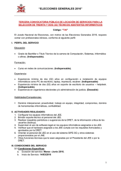 elecciones generales 2016