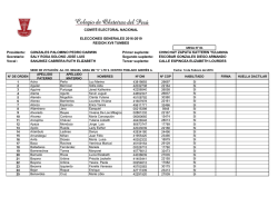 regi&oacute;n tumbes - Colegio de Obstetras del Per&uacute;