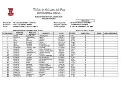 regi&oacute;n puno - Colegio de Obstetras del Per&uacute;