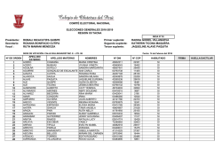 regi&oacute;n tacna - Colegio de Obstetras del Per&uacute;