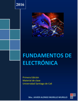 fundamentos de electr&oacute;nica