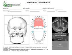 ORDEN DE TOMOGRAFIA