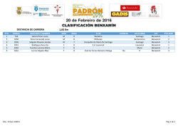 Benxam&iacute;ns - emesports.es