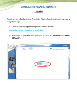 Registro Simulador PLANEA