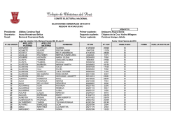 regi&oacute;n ayacucho - Colegio de Obstetras del Per&uacute;