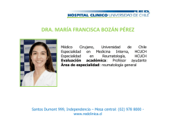 DRA. MAR&Iacute;A FRANCISCA BOZ&Aacute;N P&Eacute;REZ