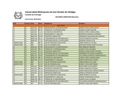 M. obligatorias - Facultad de Psicolog&iacute;a