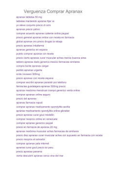 Verguenza Comprar Apranax