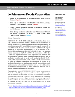 Lo primero en Deuda Privada