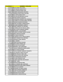 Listado provisional, Electorales ante el Comit&eacute; Paritario de