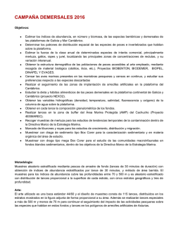 campa&ntilde;a demersales 2016 - Centro Oceanogr&aacute;fico de Santander