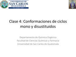 Clase 4 Conformaciones del Ciclohexano disustitu&iacute;do,2016