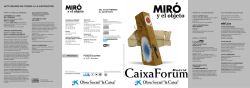 Mir&oacute; y el objeto - Obra Social "la Caixa"