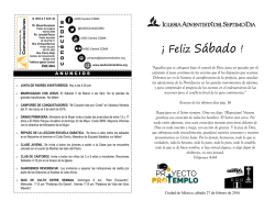 Programa de S&aacute;bado