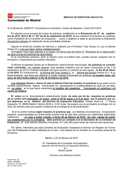 Circular informativa.