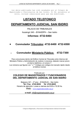 listado telefonico departamento judicial san isidro
